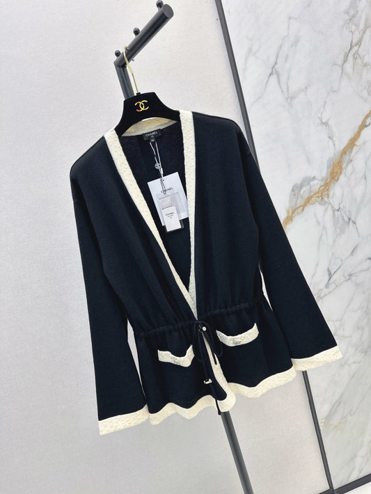 C*nel 25ss color-block knit cardigan