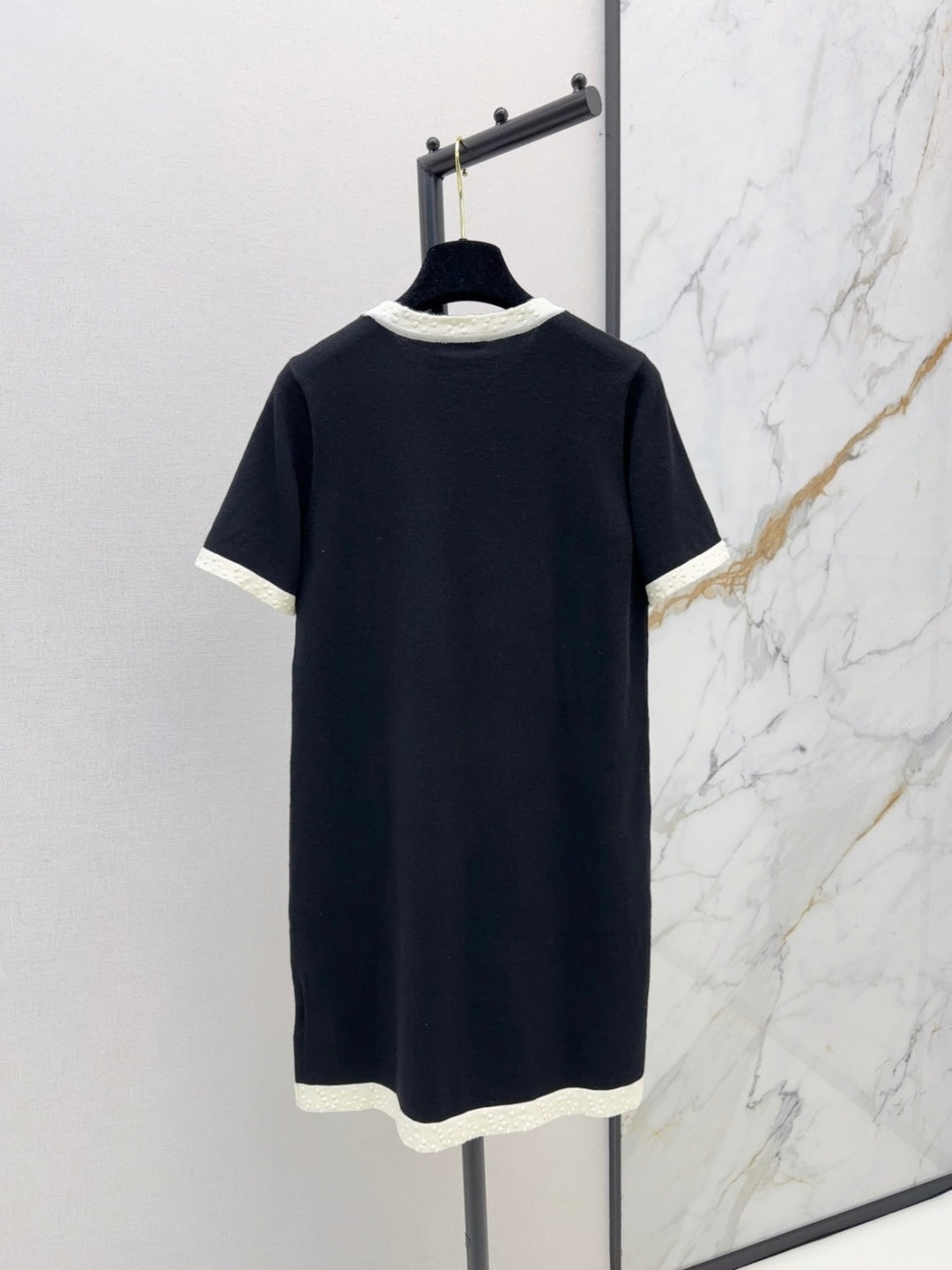 C*nel 25ss color-block knit dress