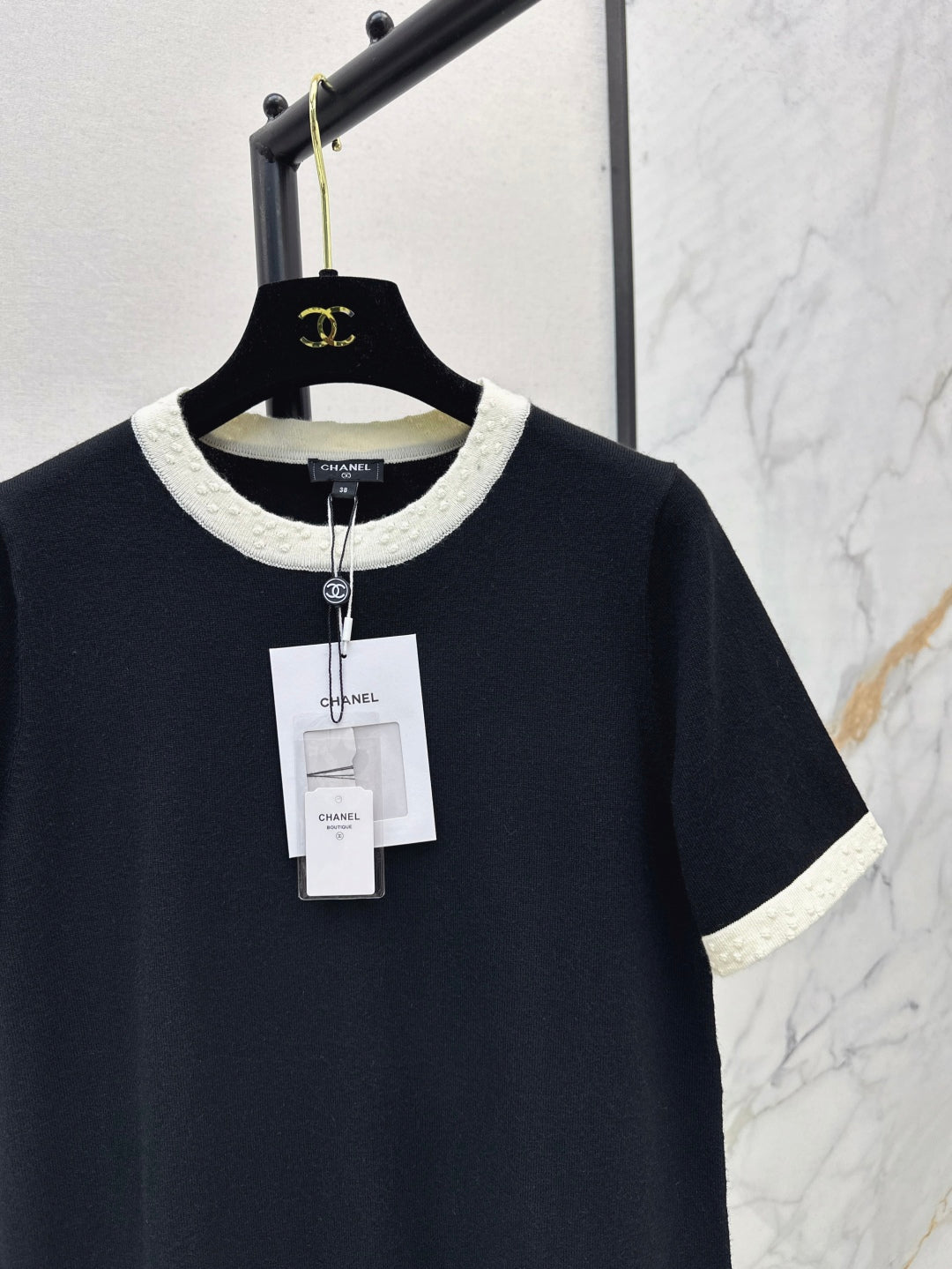 C*nel 25ss color-block knit top