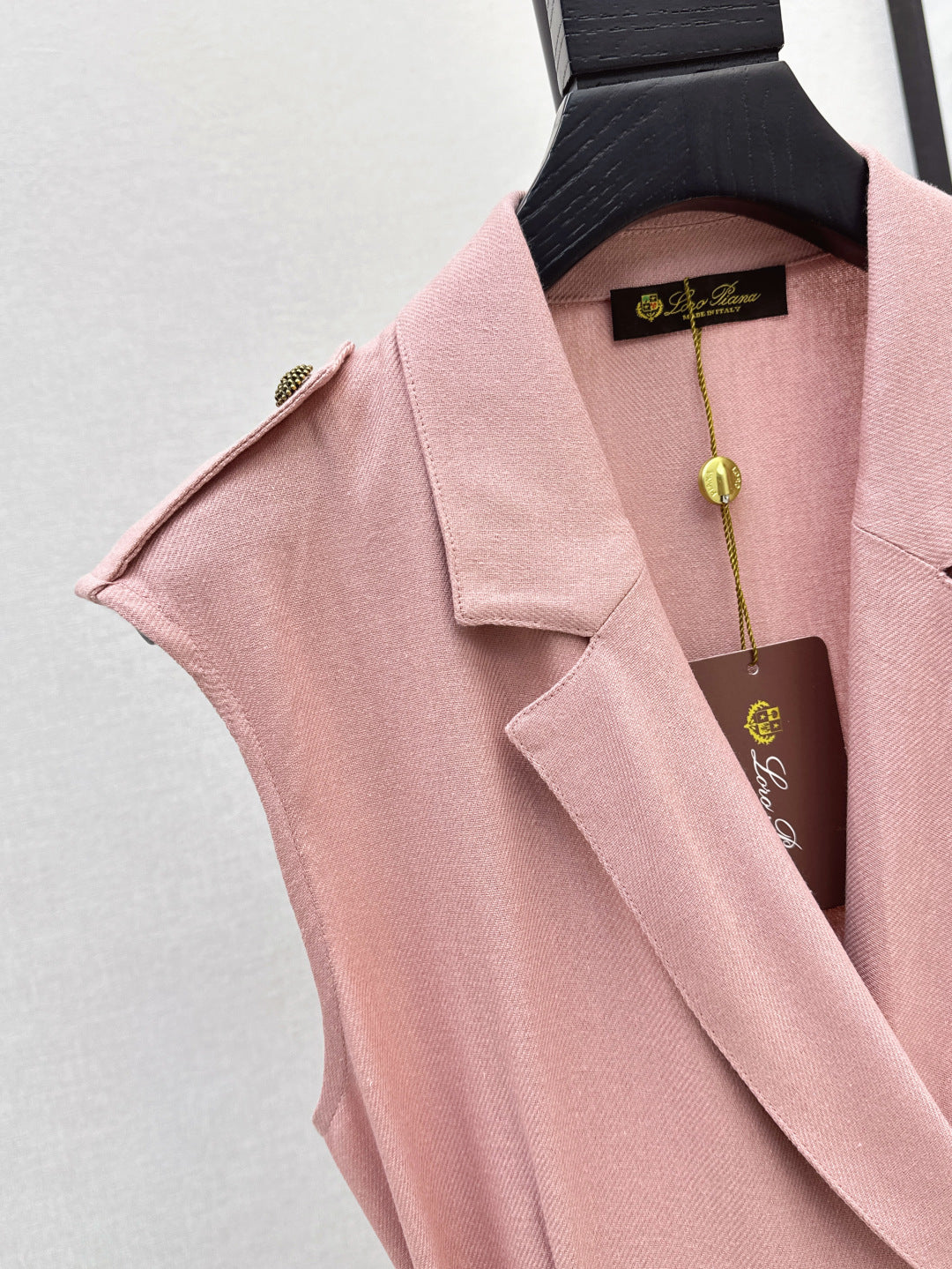 Lor*P 25ss belt sleeveless dress