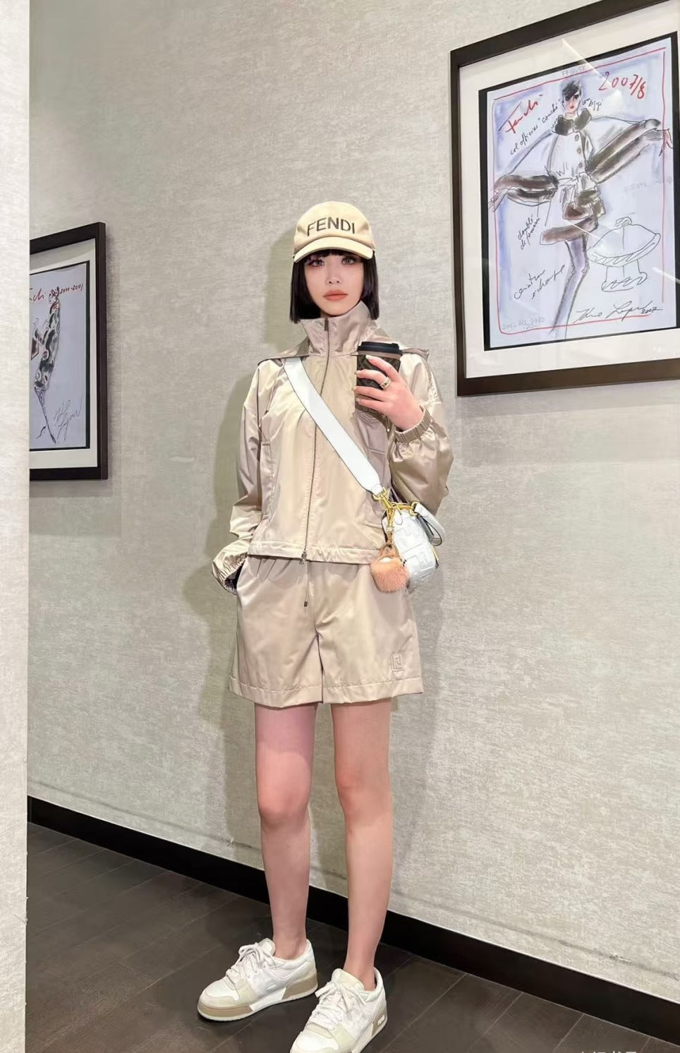 Fd* 25ss hooded zip-up jacket