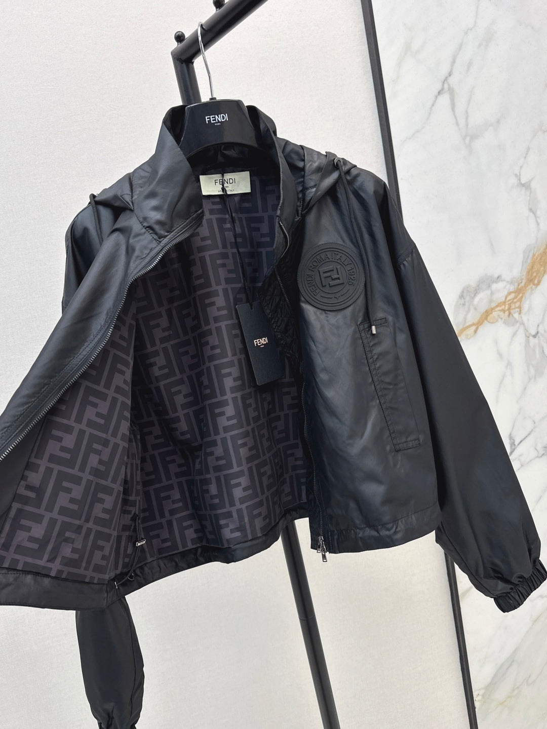 Fd* 25ss hooded zip-up jacket