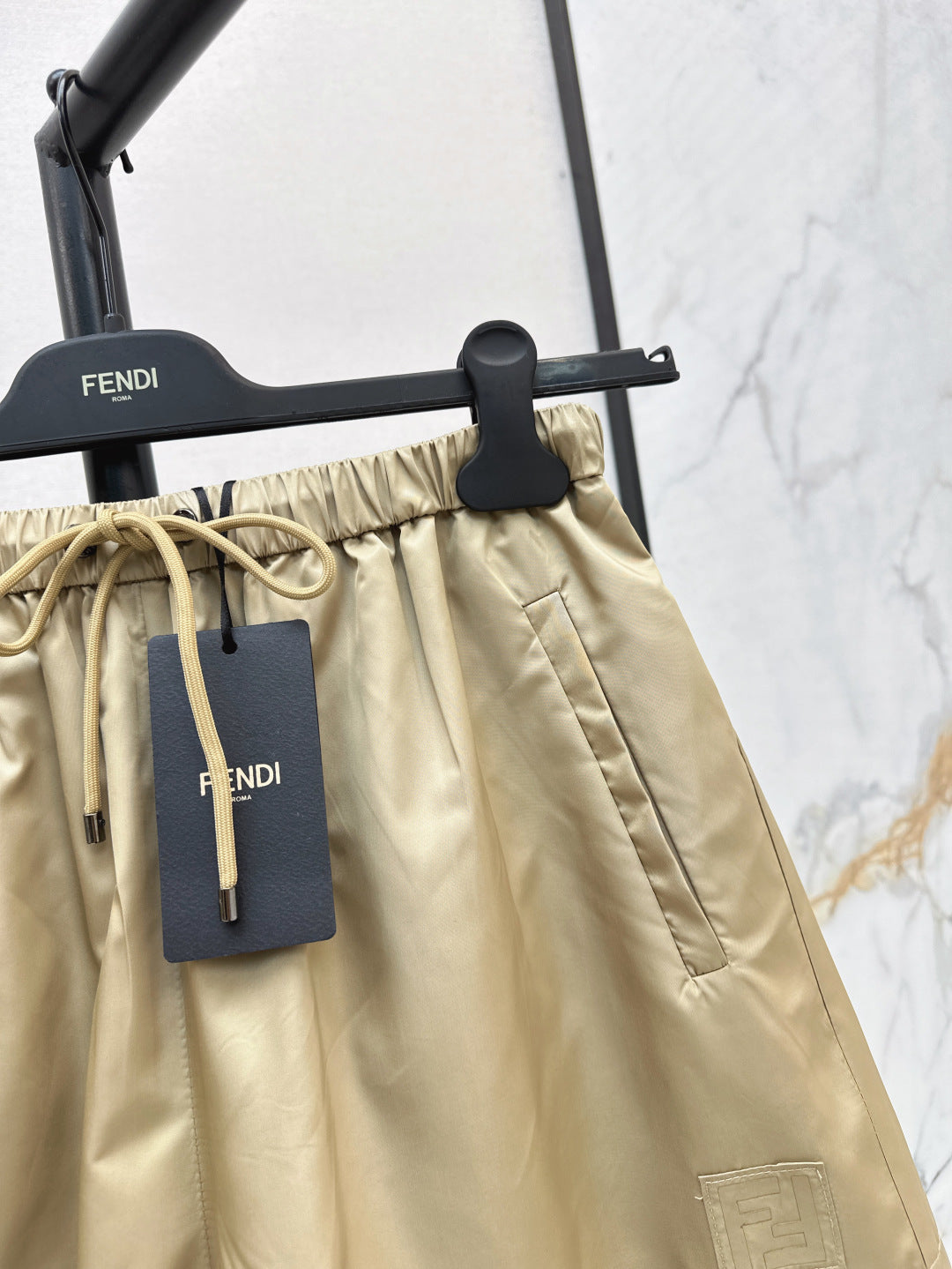 Fd* 25ss drawstring shorts