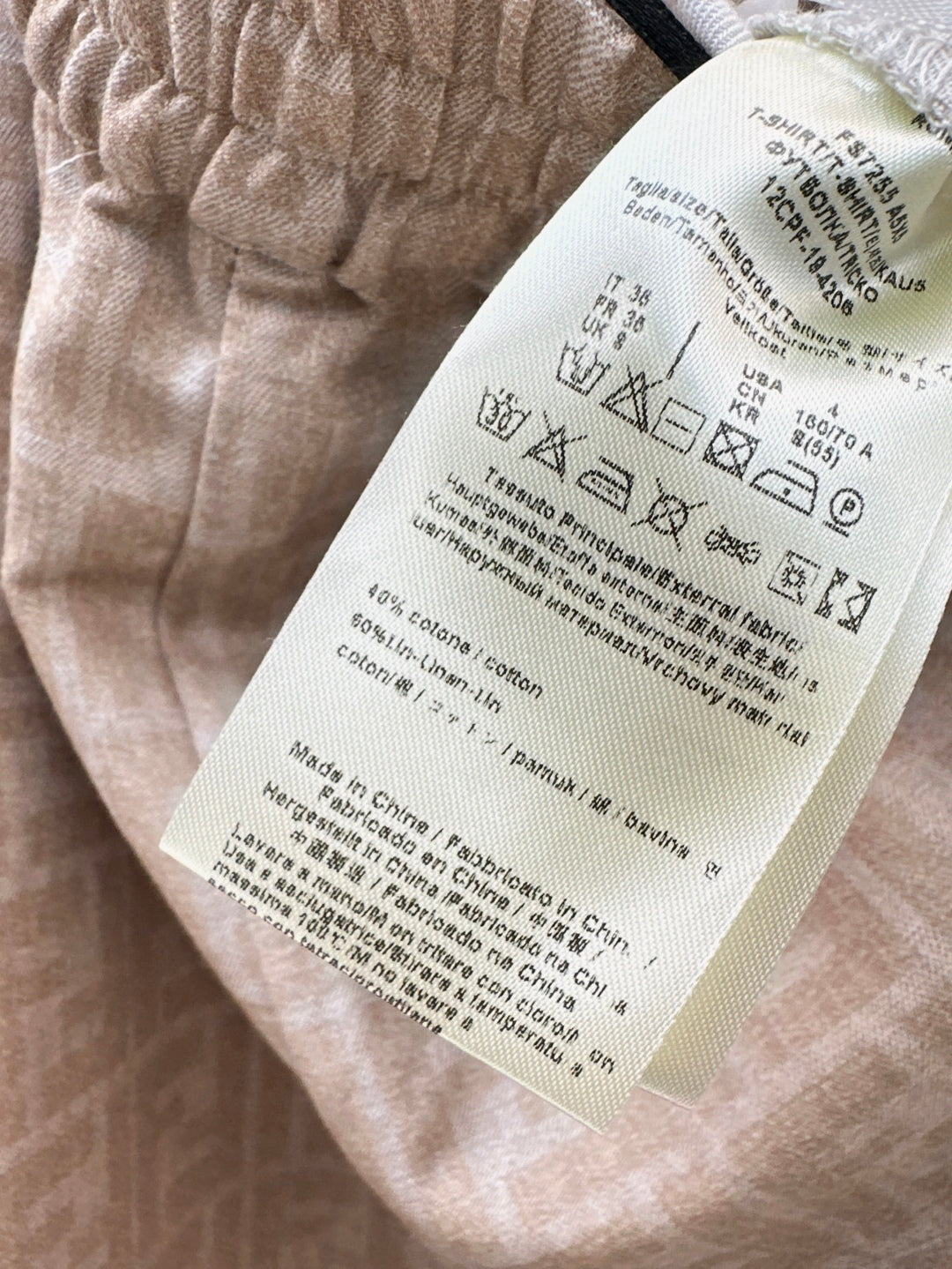 Fd* 25ss FF printed pants