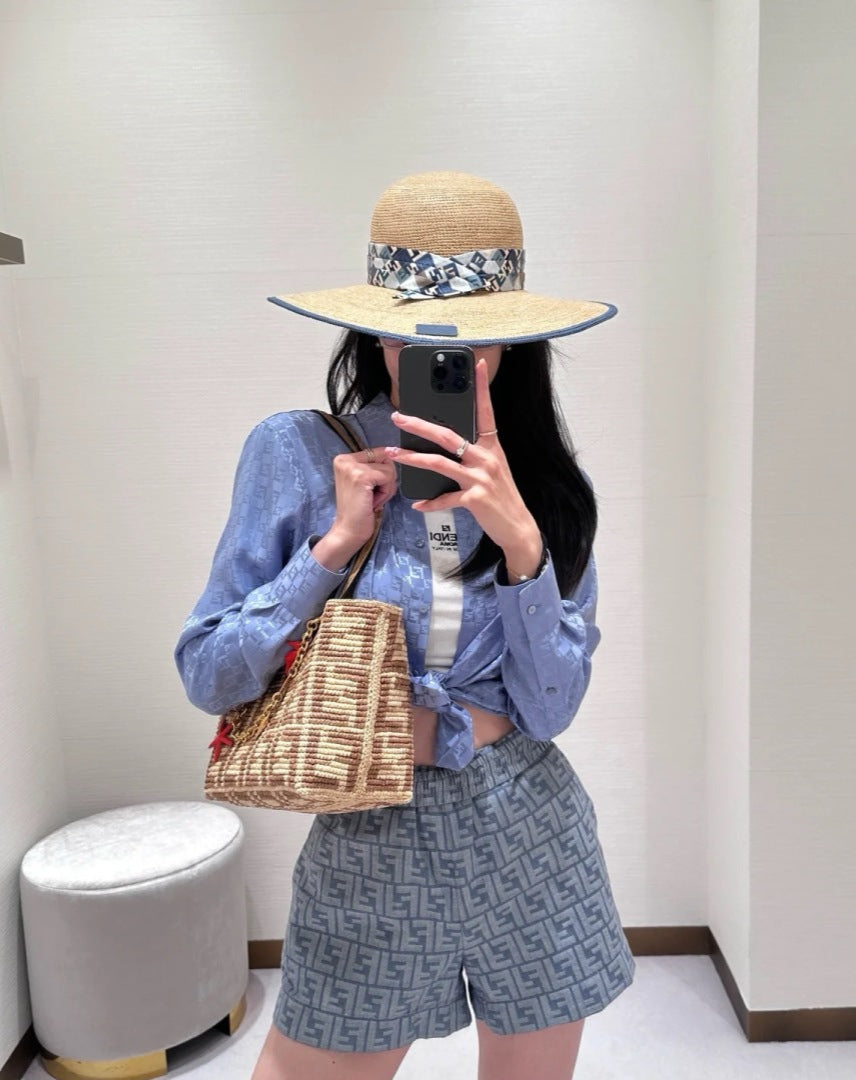 Fd* 25ss FF printed shorts