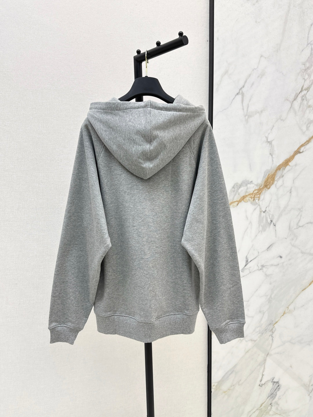 Loui* 25ss rhinestone signature hoodie