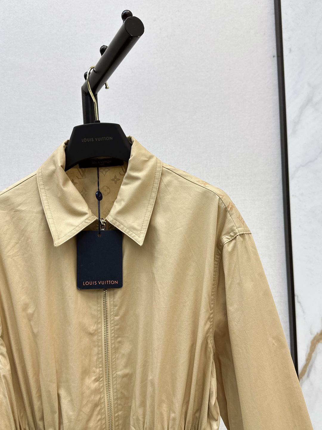 Loui* 25ss long-sleeve zip-up dress