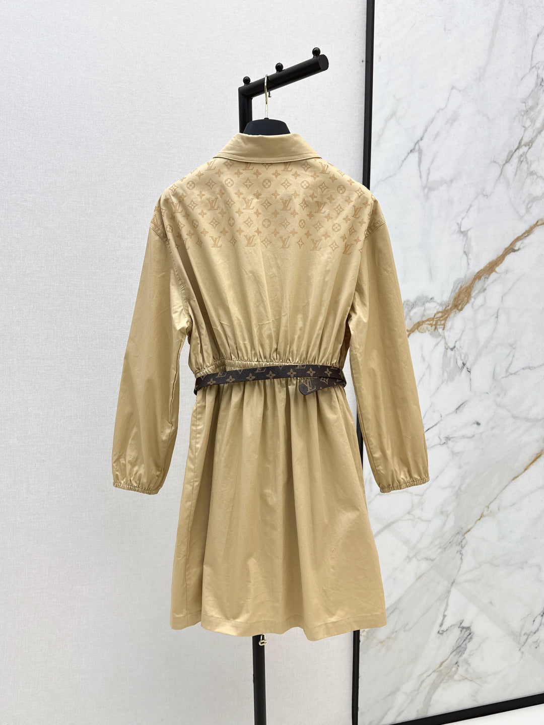 Loui* 25ss long-sleeve zip-up dress