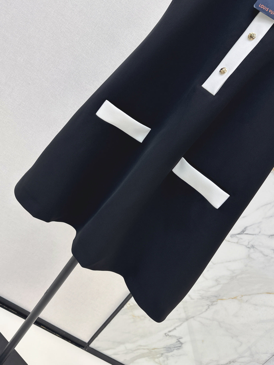 Loui* 25ss technical gabardine polo dress