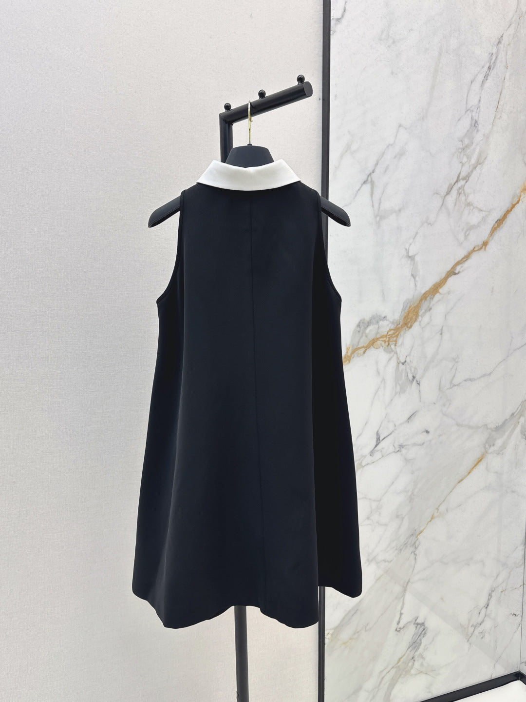 Loui* 25ss technical gabardine polo dress