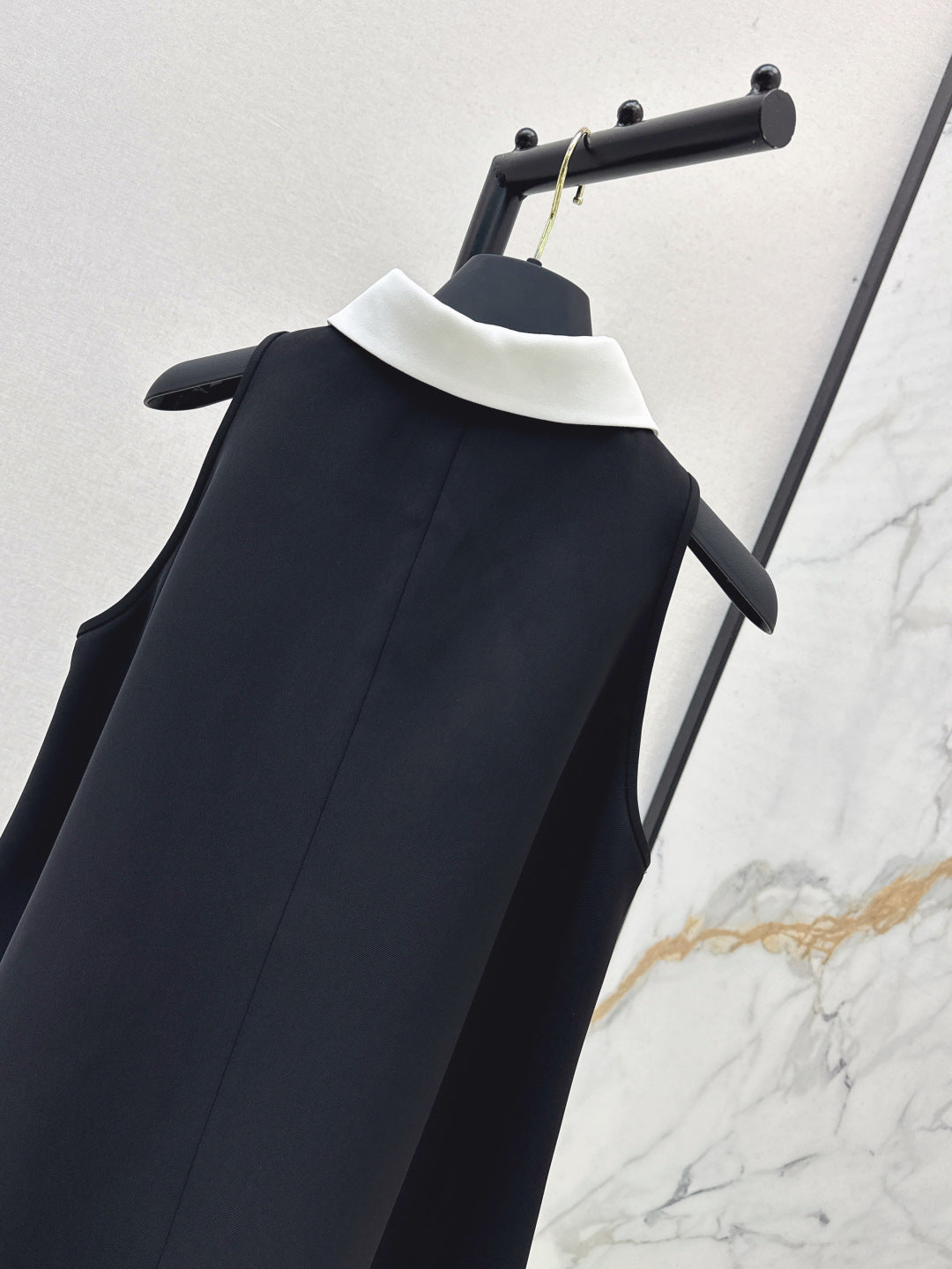 Loui* 25ss technical gabardine polo dress