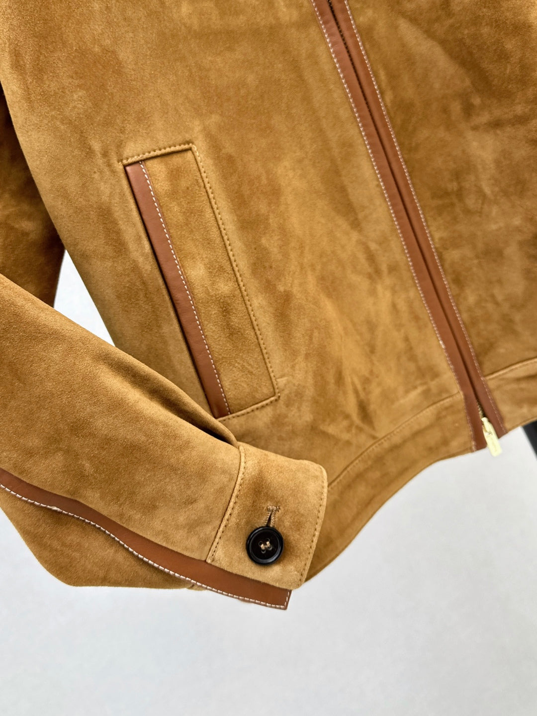 M*u 25ss suede blouson jacket