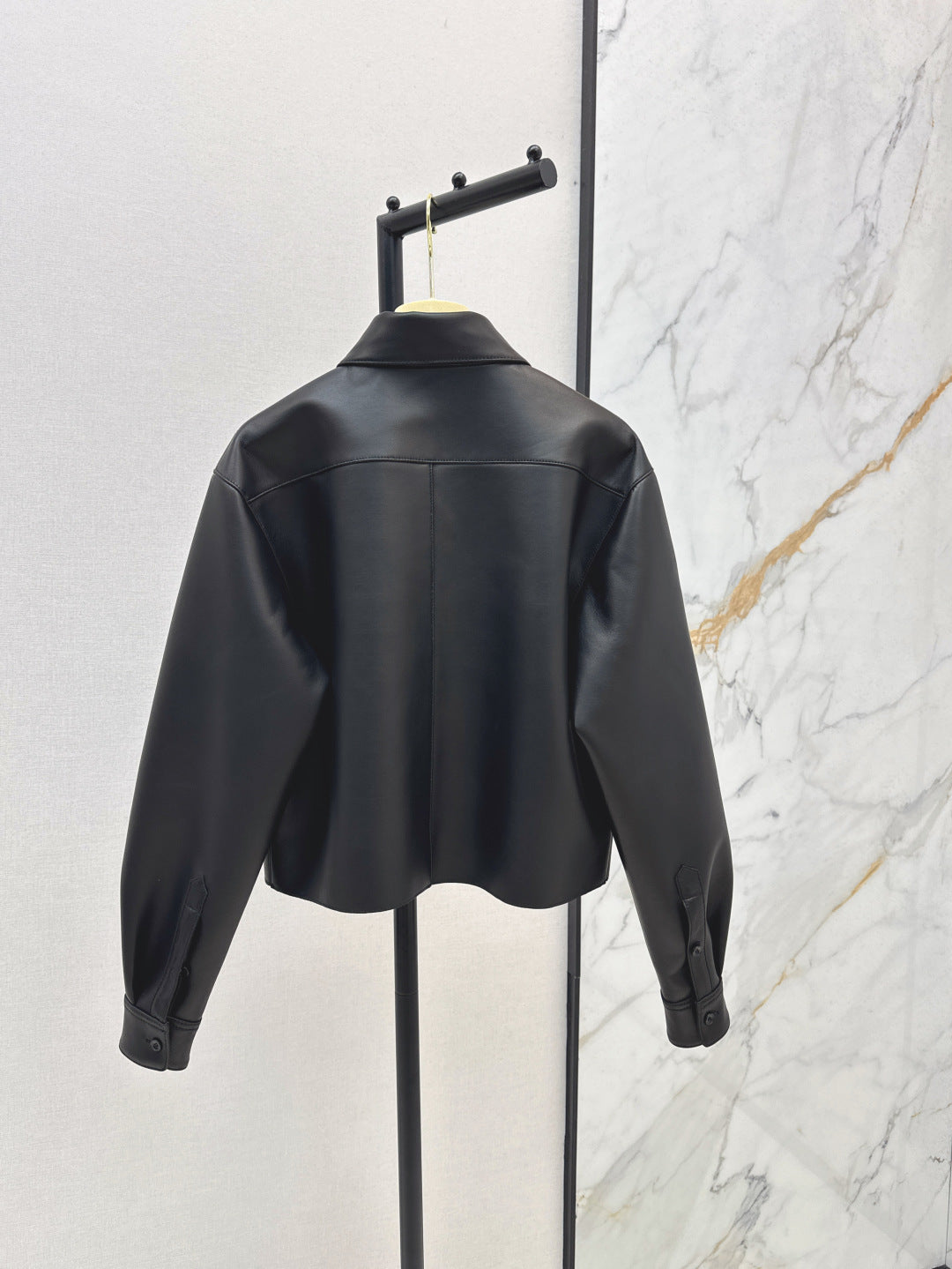 M*u 25ss nappa leather shirt