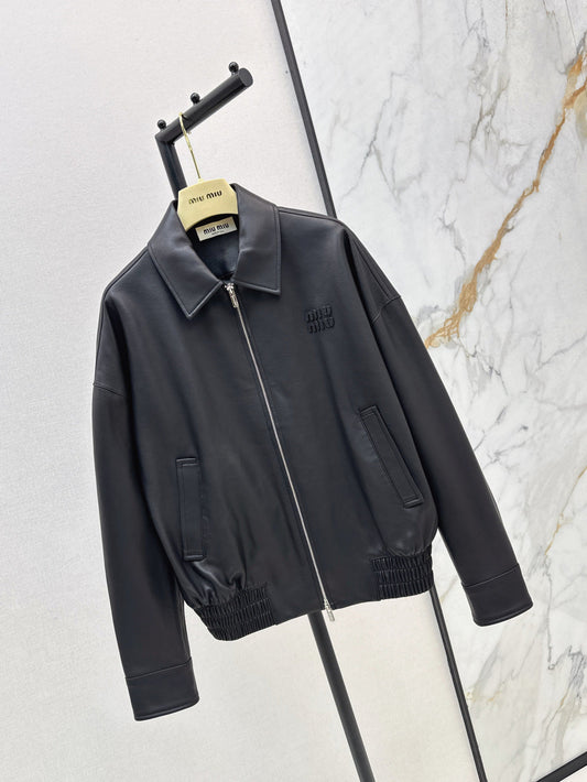 M*u 25ss nappa leather jacket