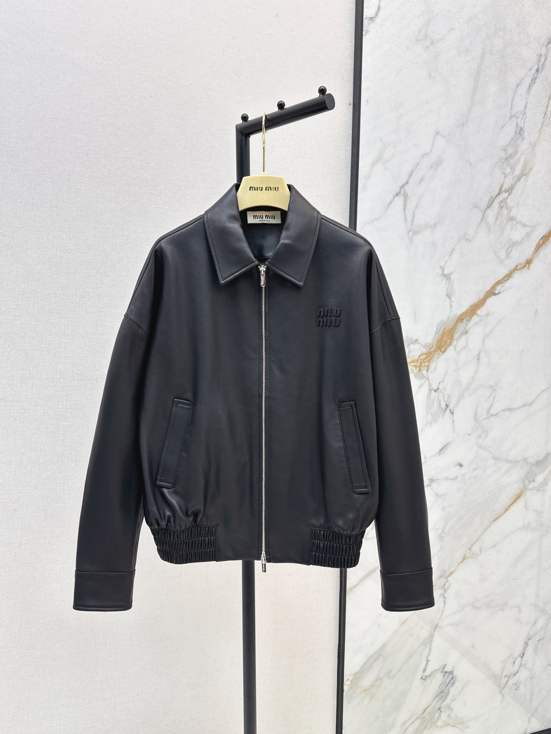 M*u 25ss nappa leather jacket