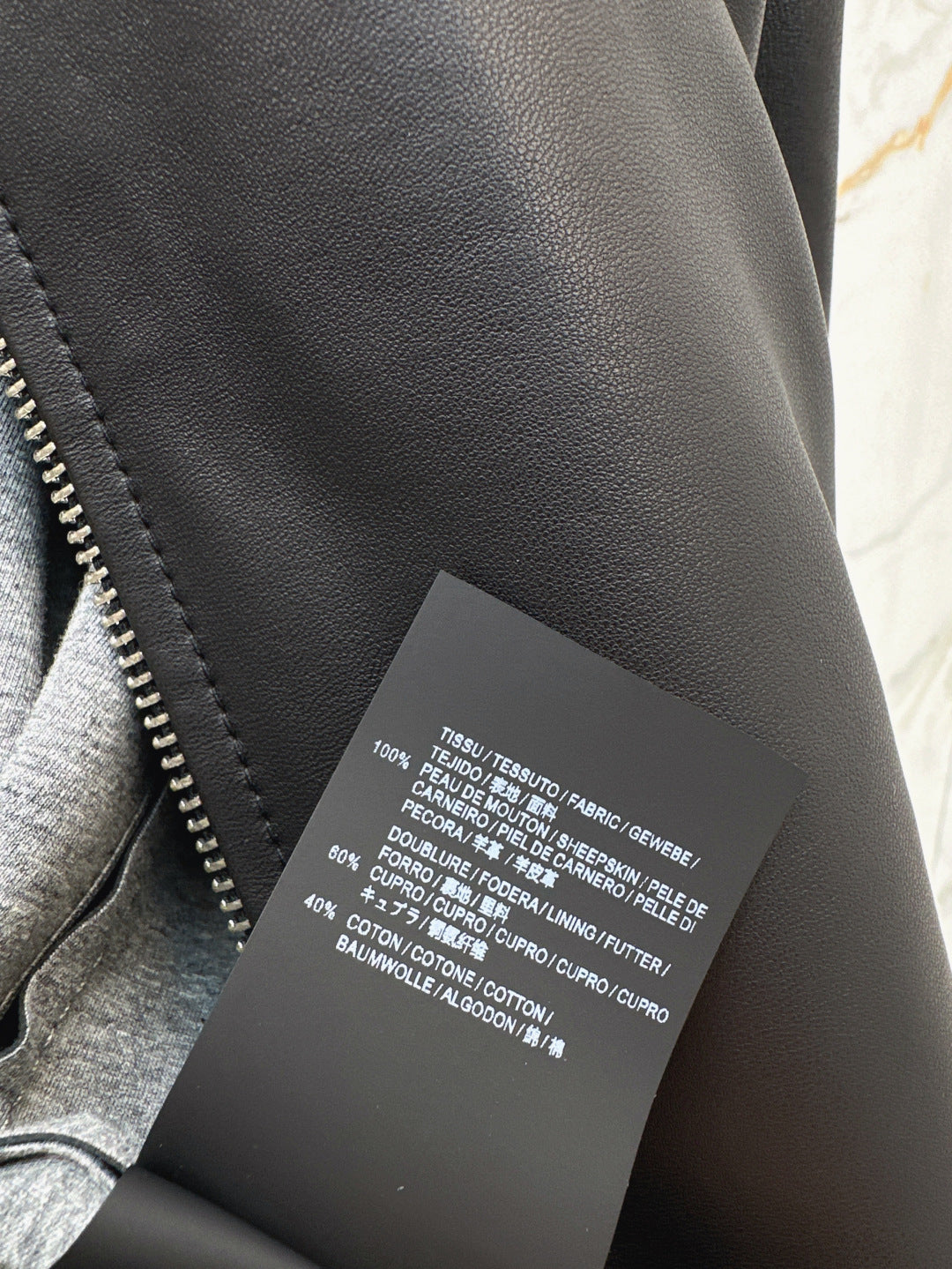 M*u 25ss nappa leather jacket