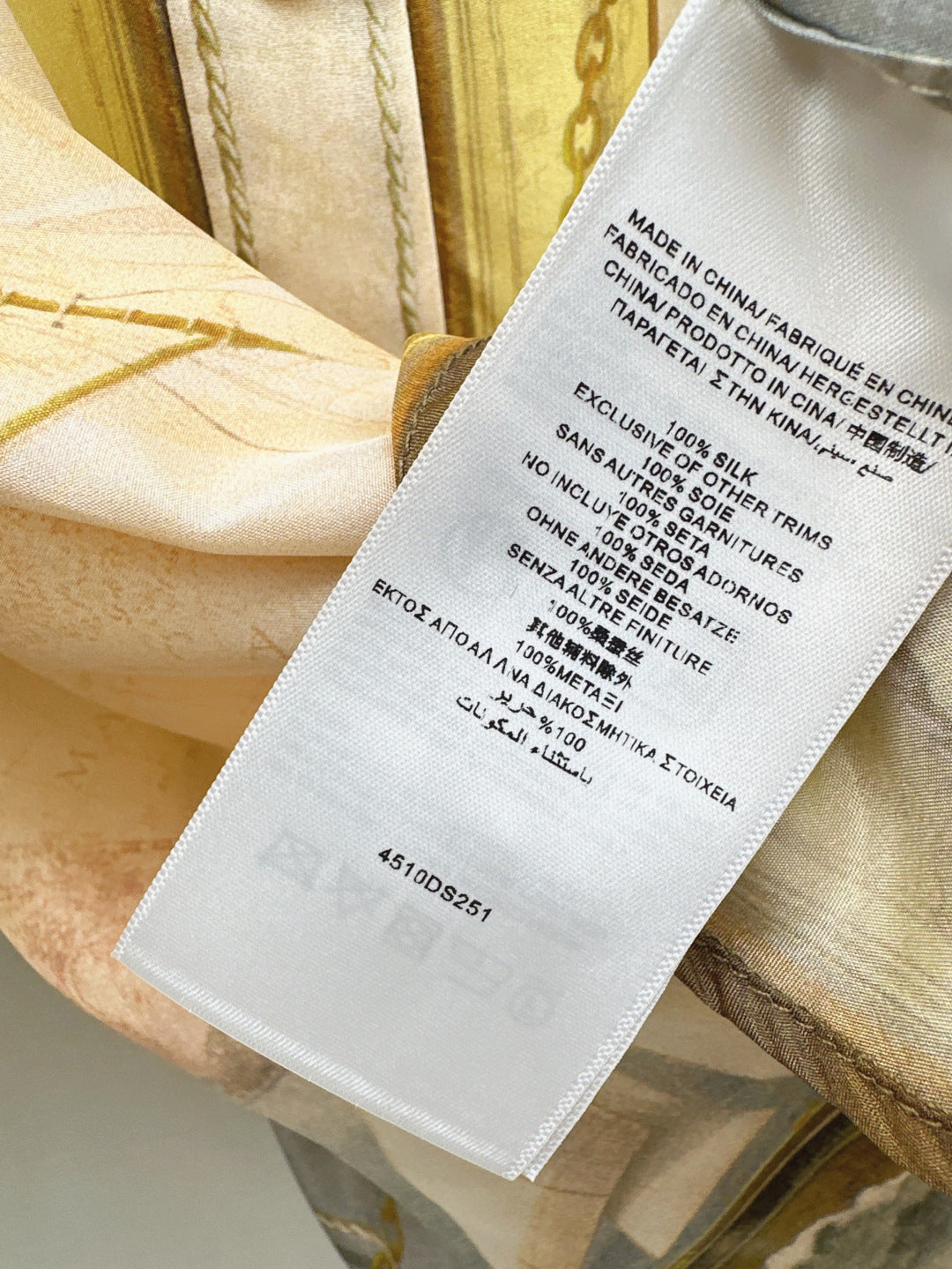 Zim* 25ss print silk shorts