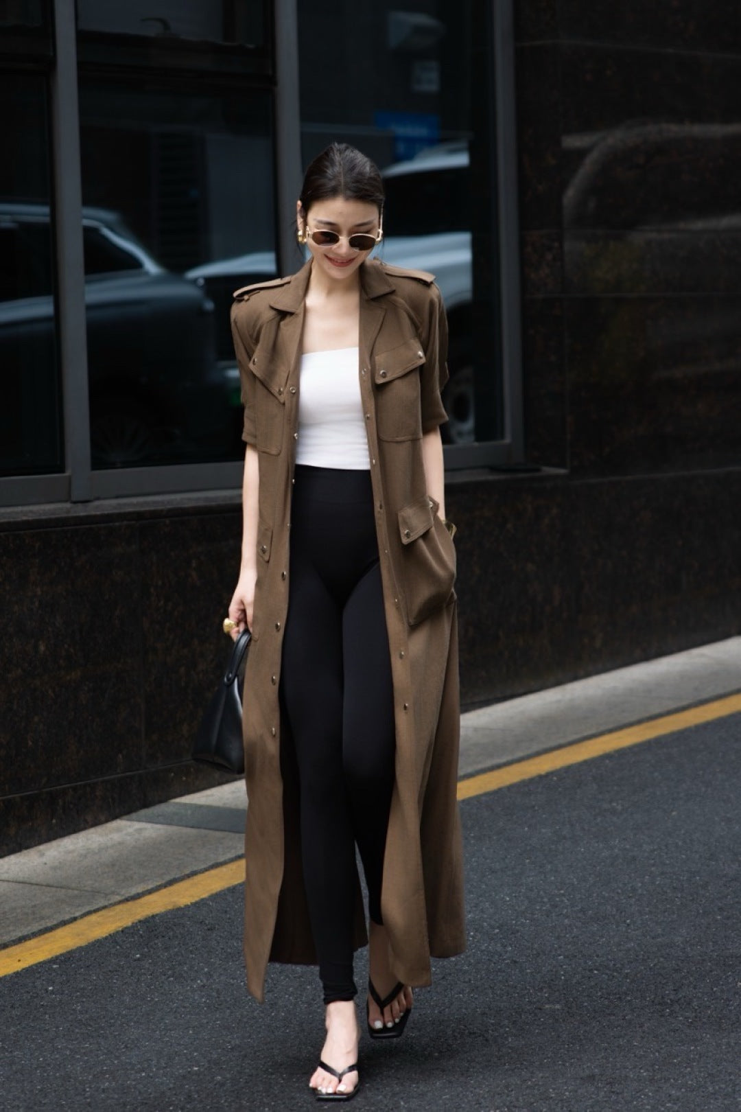 Lor*P 25ss belted trench dress