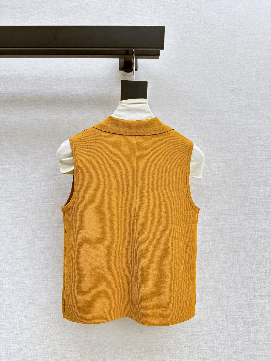 MaxM* 25ss jersey sleeveless polo shirt