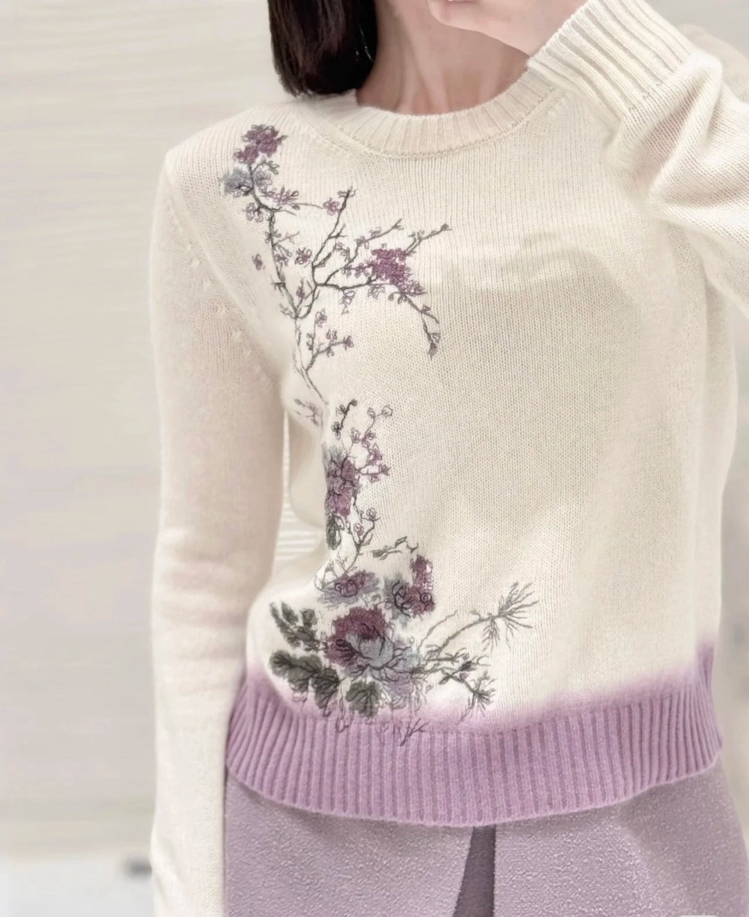 D*r 25ss embroidered sweater