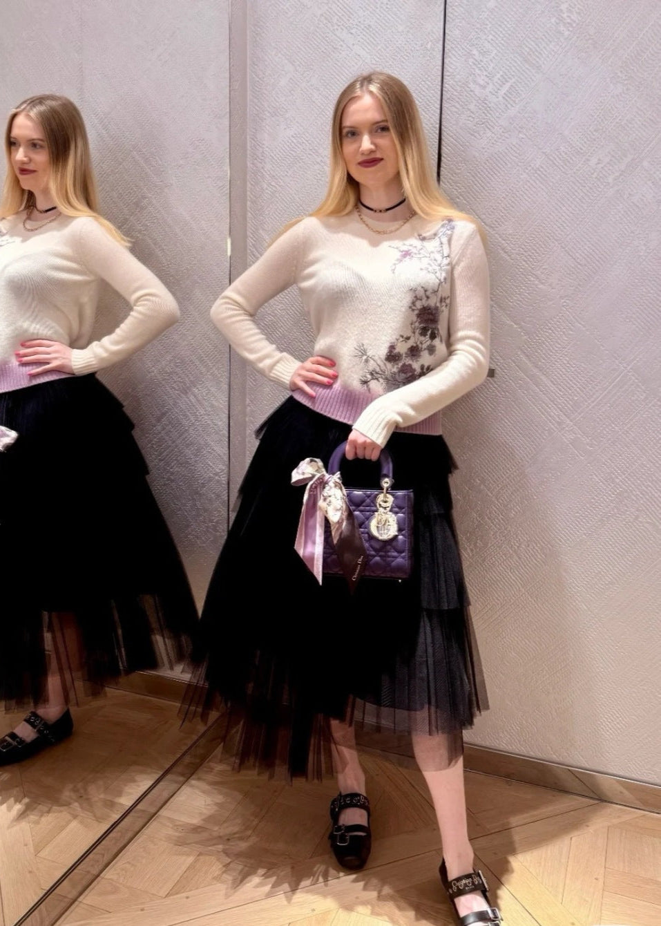 D*r 25ss embroidered sweater