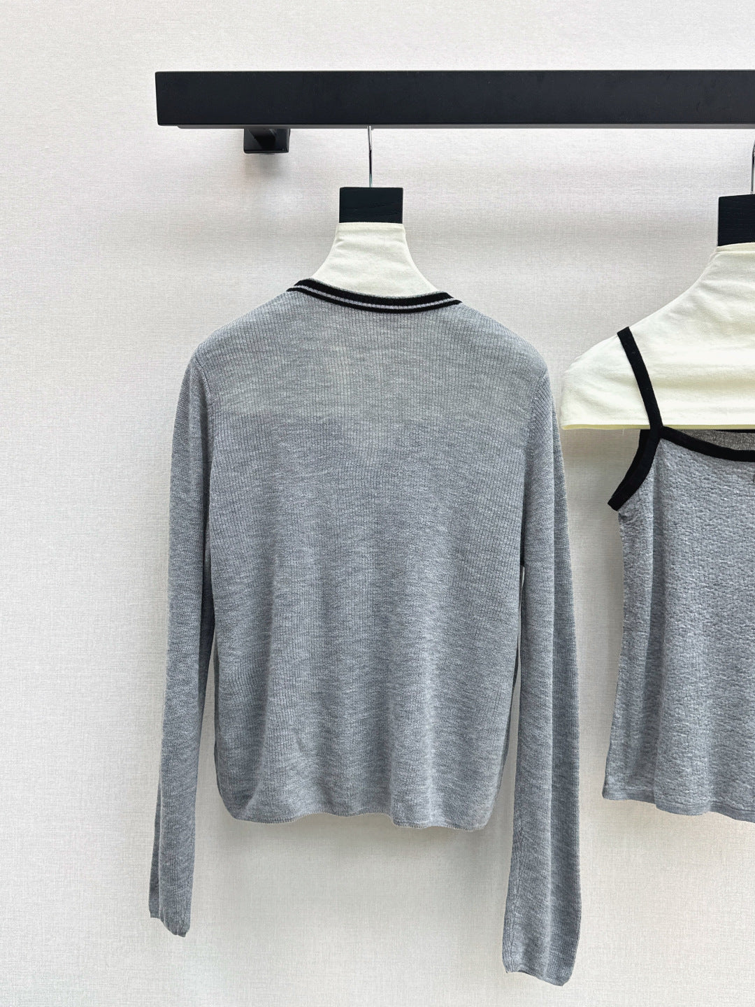 Herm* 25fw kintted vest cardigan