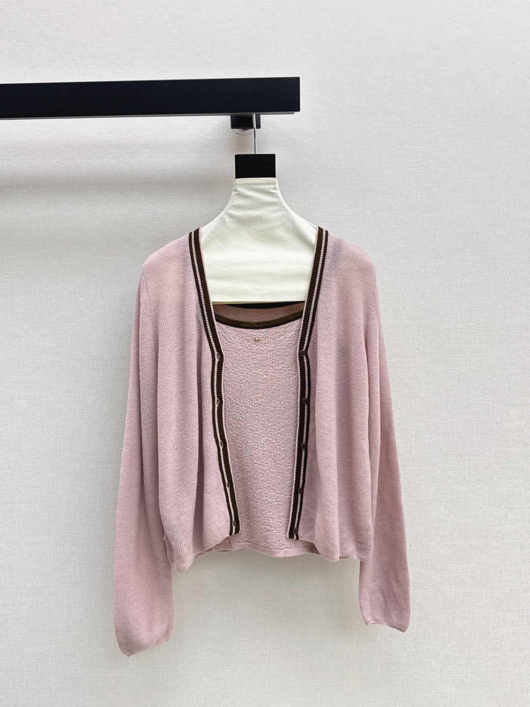 Herm* 25fw kintted vest cardigan