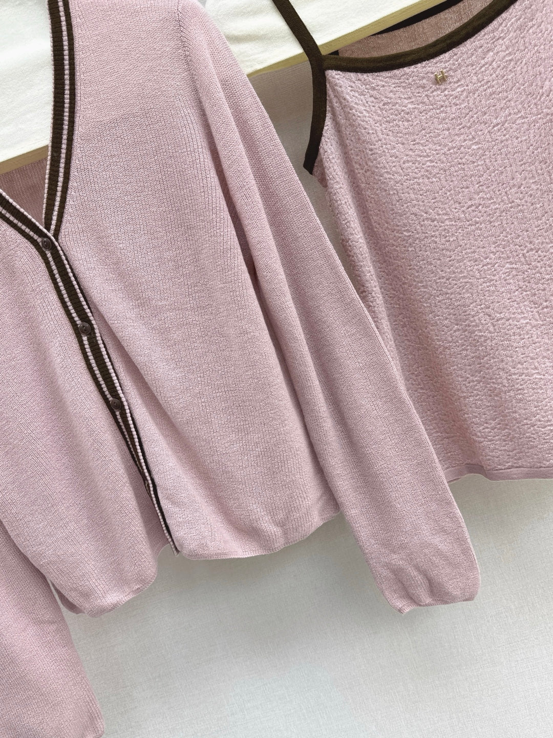 Herm* 25fw kintted vest cardigan