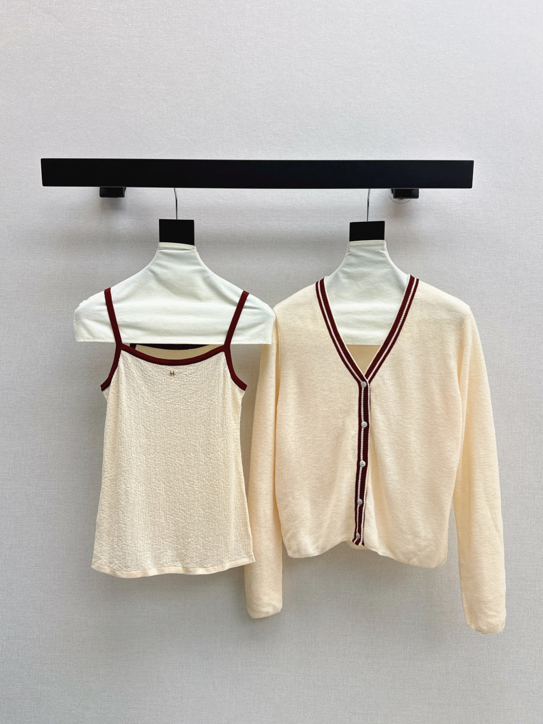 Herm* 25fw kintted vest cardigan