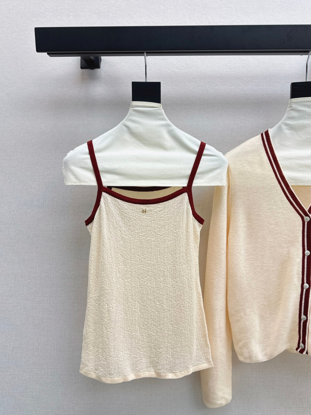 Herm* 25fw kintted vest cardigan