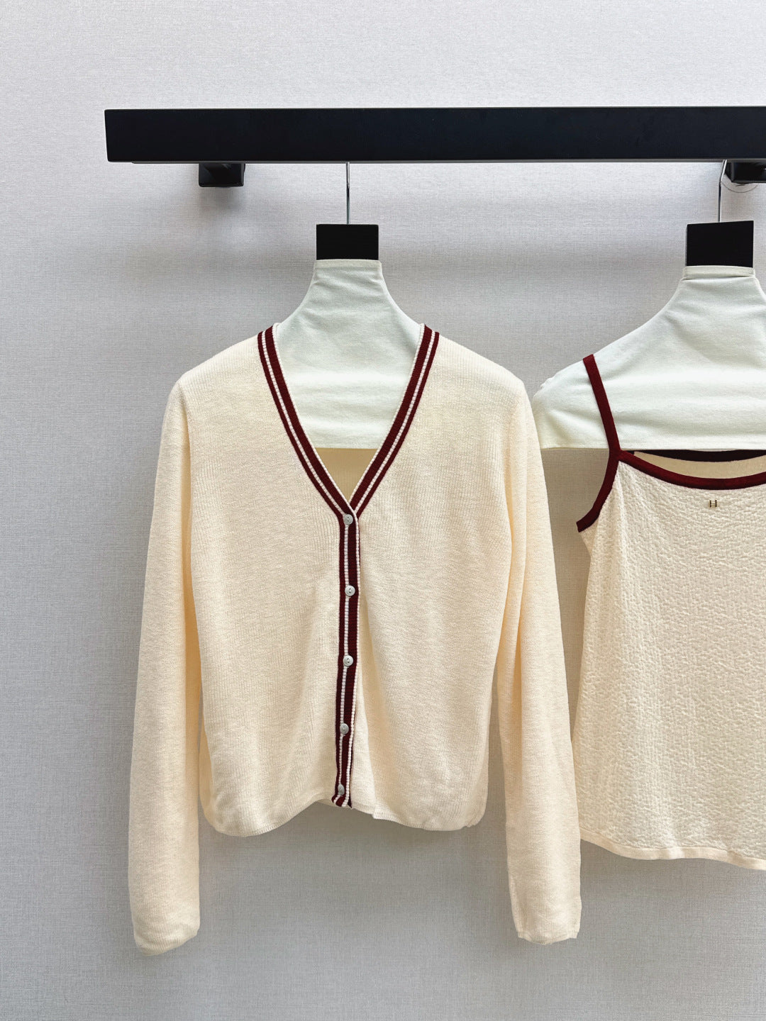 Herm* 25fw kintted vest cardigan