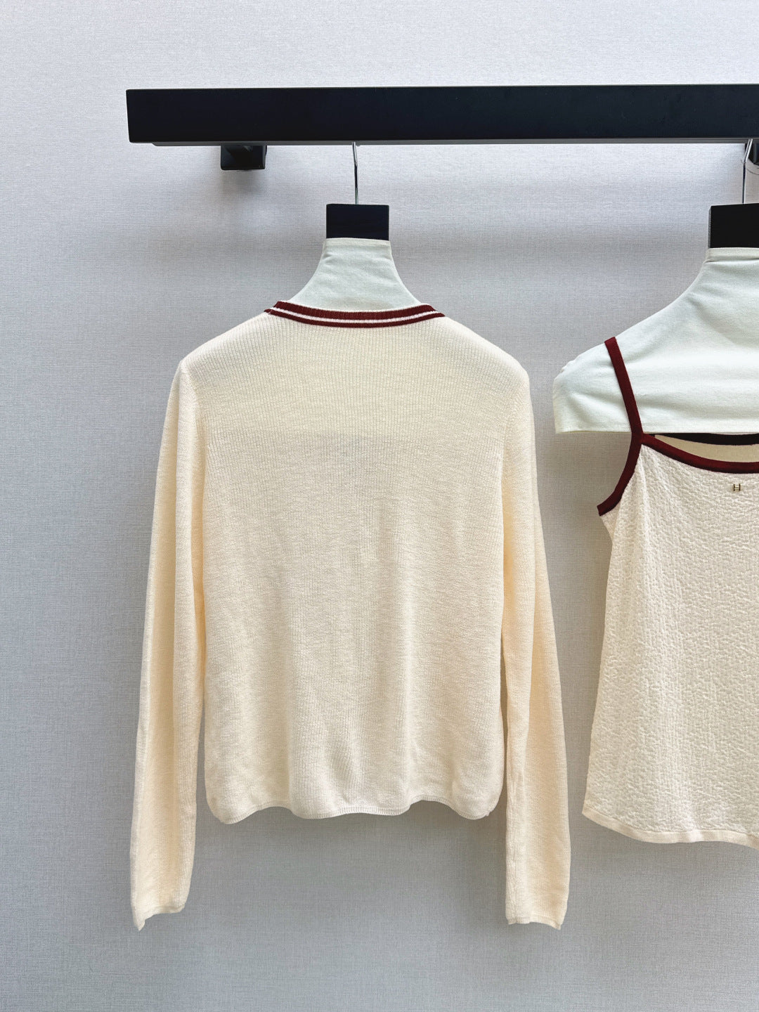 Herm* 25fw kintted vest cardigan