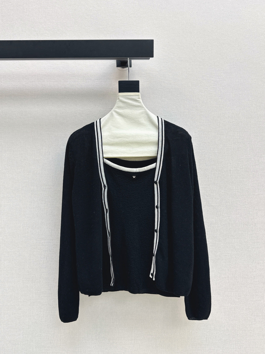 Herm* 25fw kintted vest cardigan