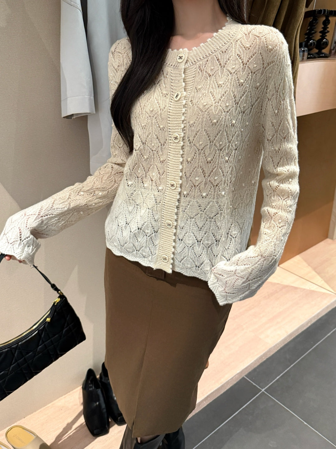 c*nel 25fw knitwear cardigan