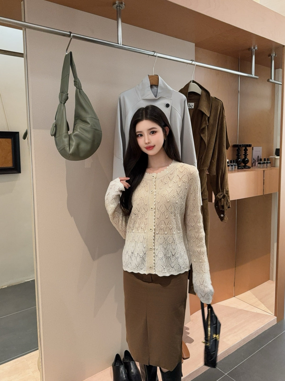 c*nel 25fw knitwear cardigan