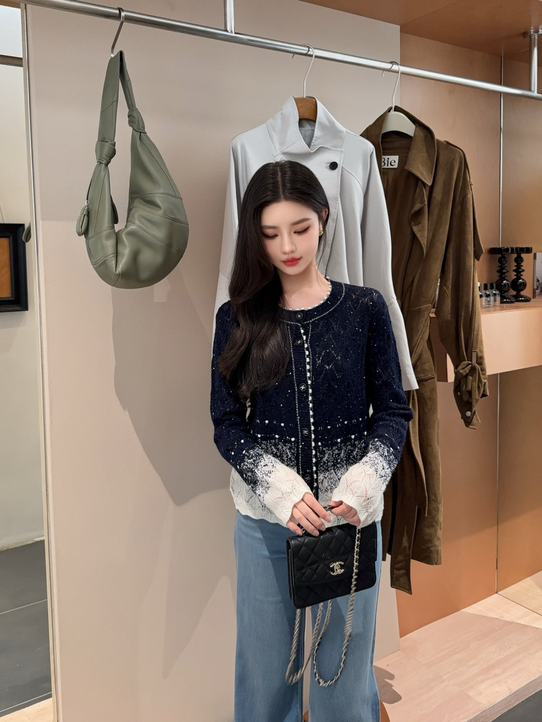 c*nel 25fw knitwear cardigan