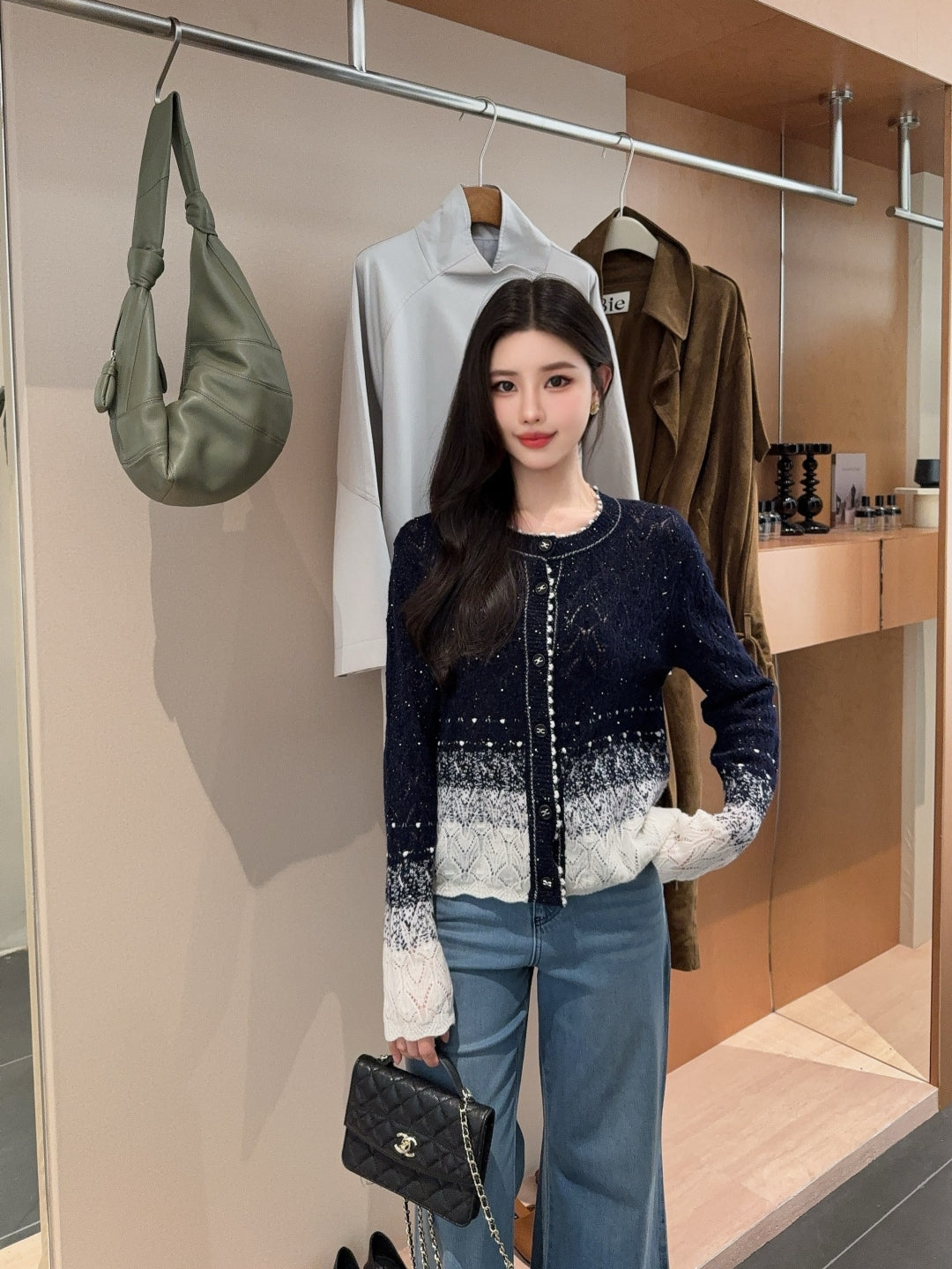 c*nel 25fw knitwear cardigan