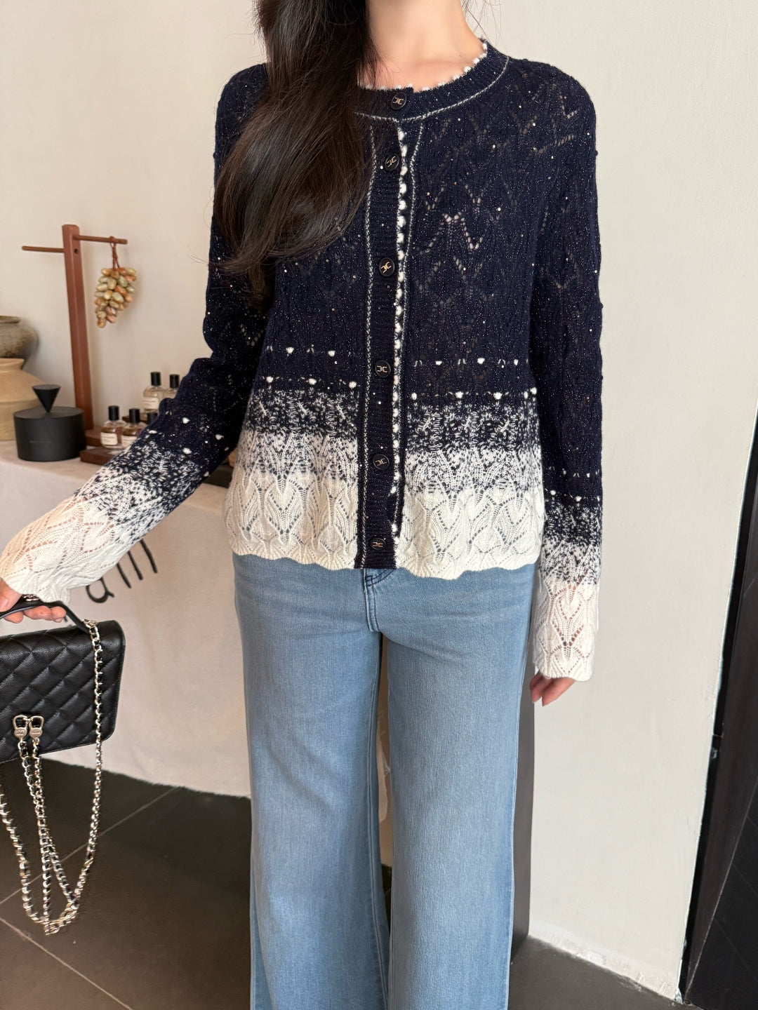 c*nel 25fw knitwear cardigan