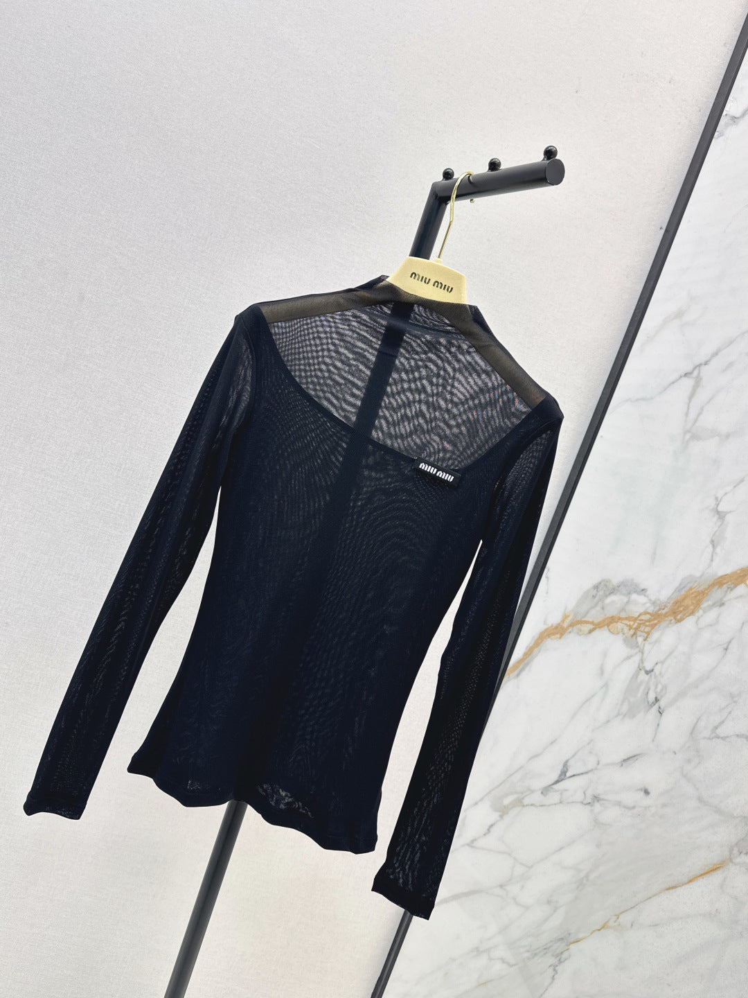 M*u 25fw mesh bottoming shirt