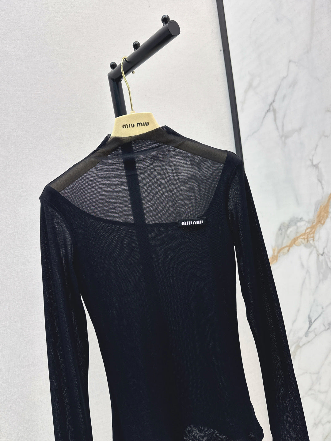 M*u 25fw mesh bottoming shirt