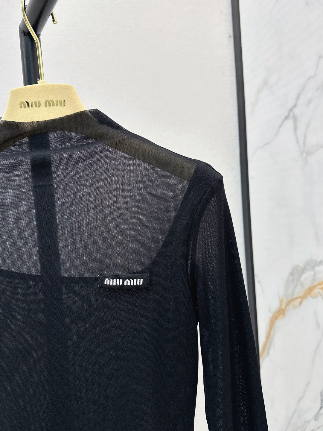 M*u 25fw mesh bottoming shirt