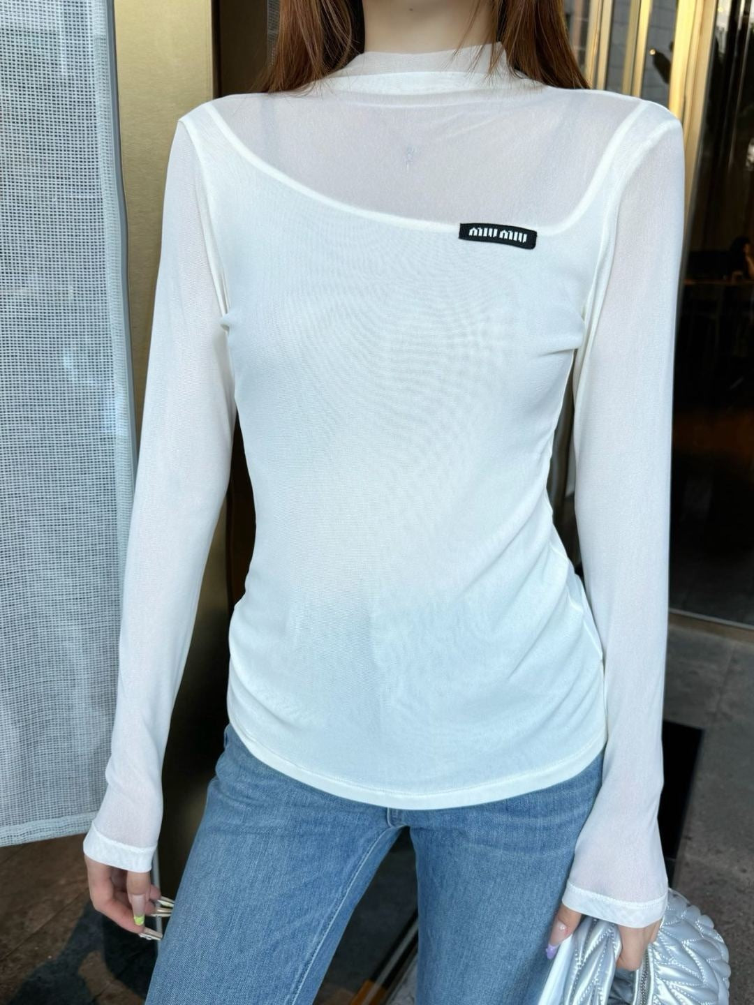 M*u 25fw mesh bottoming shirt