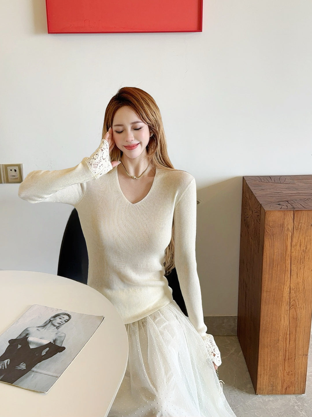 M*u 25fw wool sweater