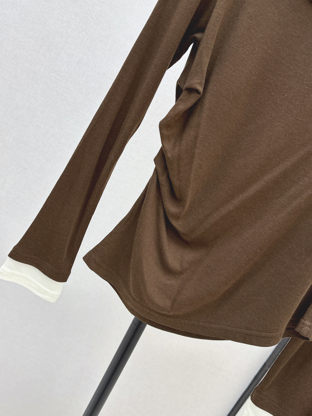 M*u 25fw off shoulder top