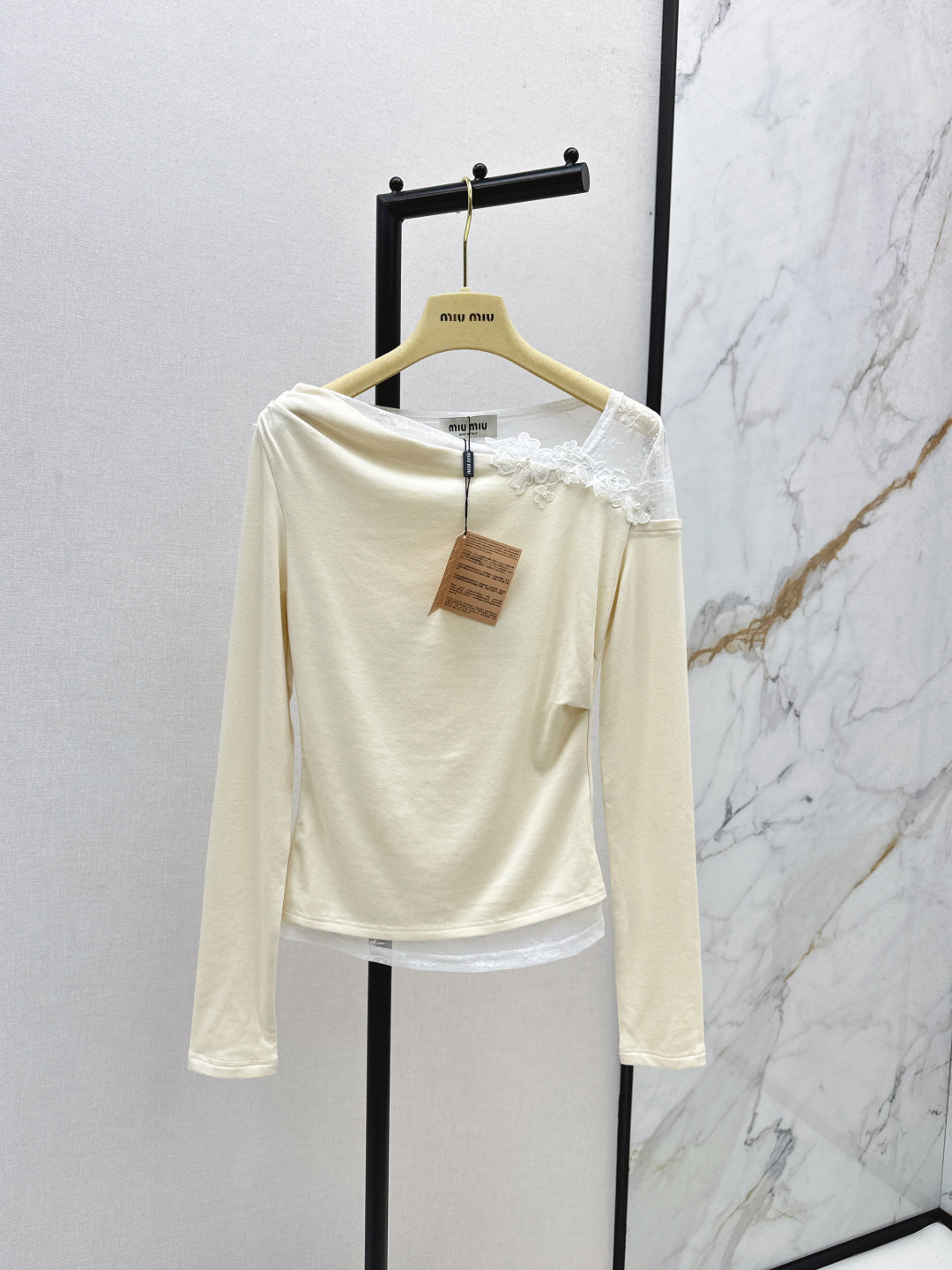 M*u 25fw lace cardigan