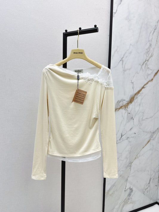 M*u 25fw lace cardigan