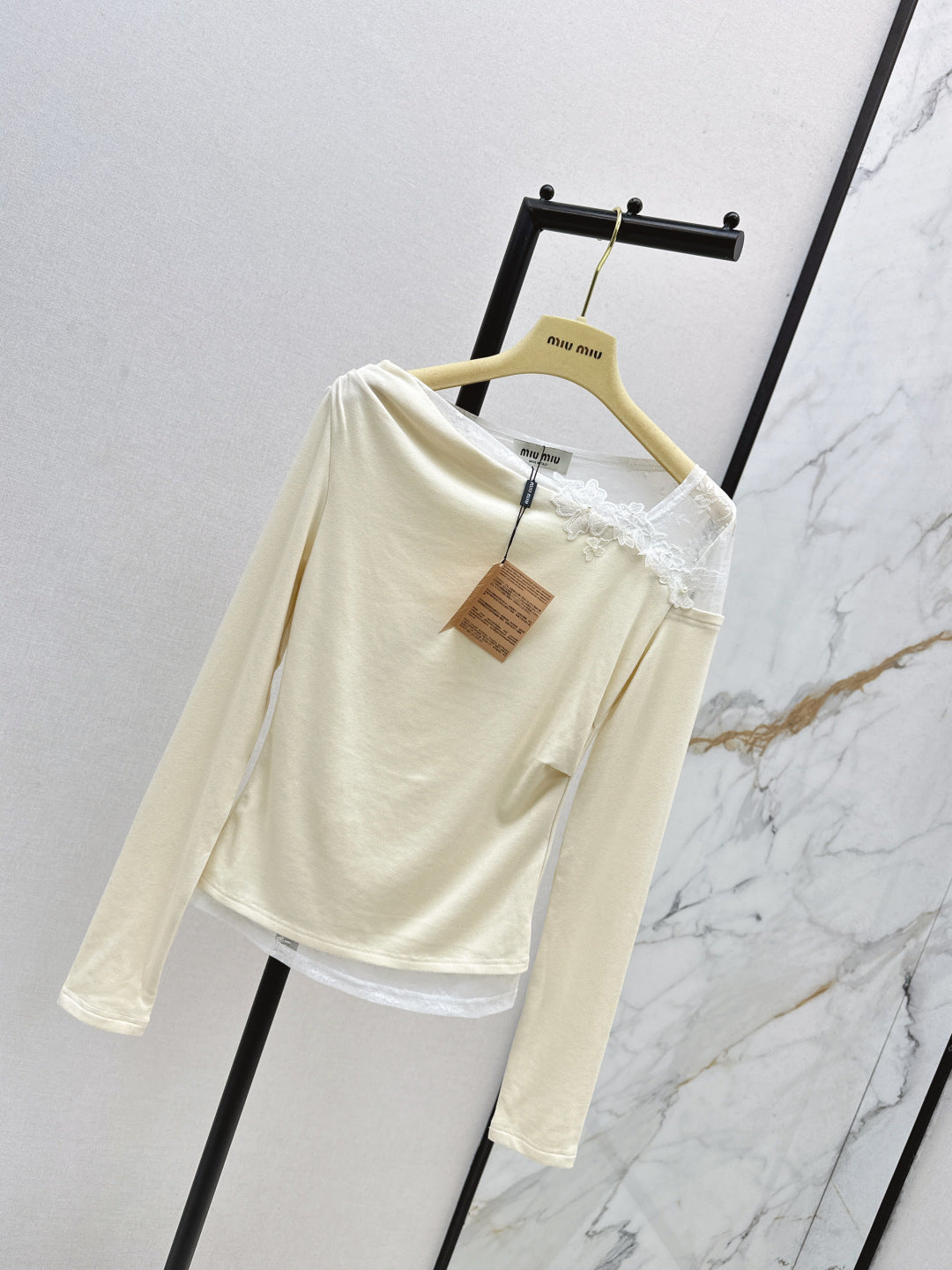 M*u 25fw lace cardigan