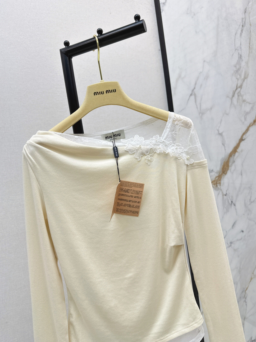 M*u 25fw lace cardigan