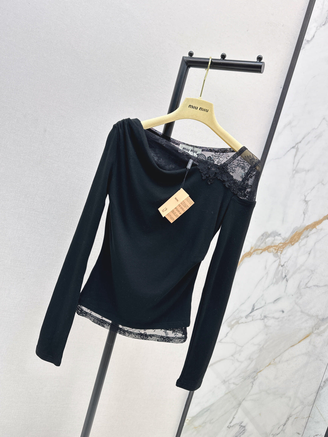 M*u 25fw lace cardigan