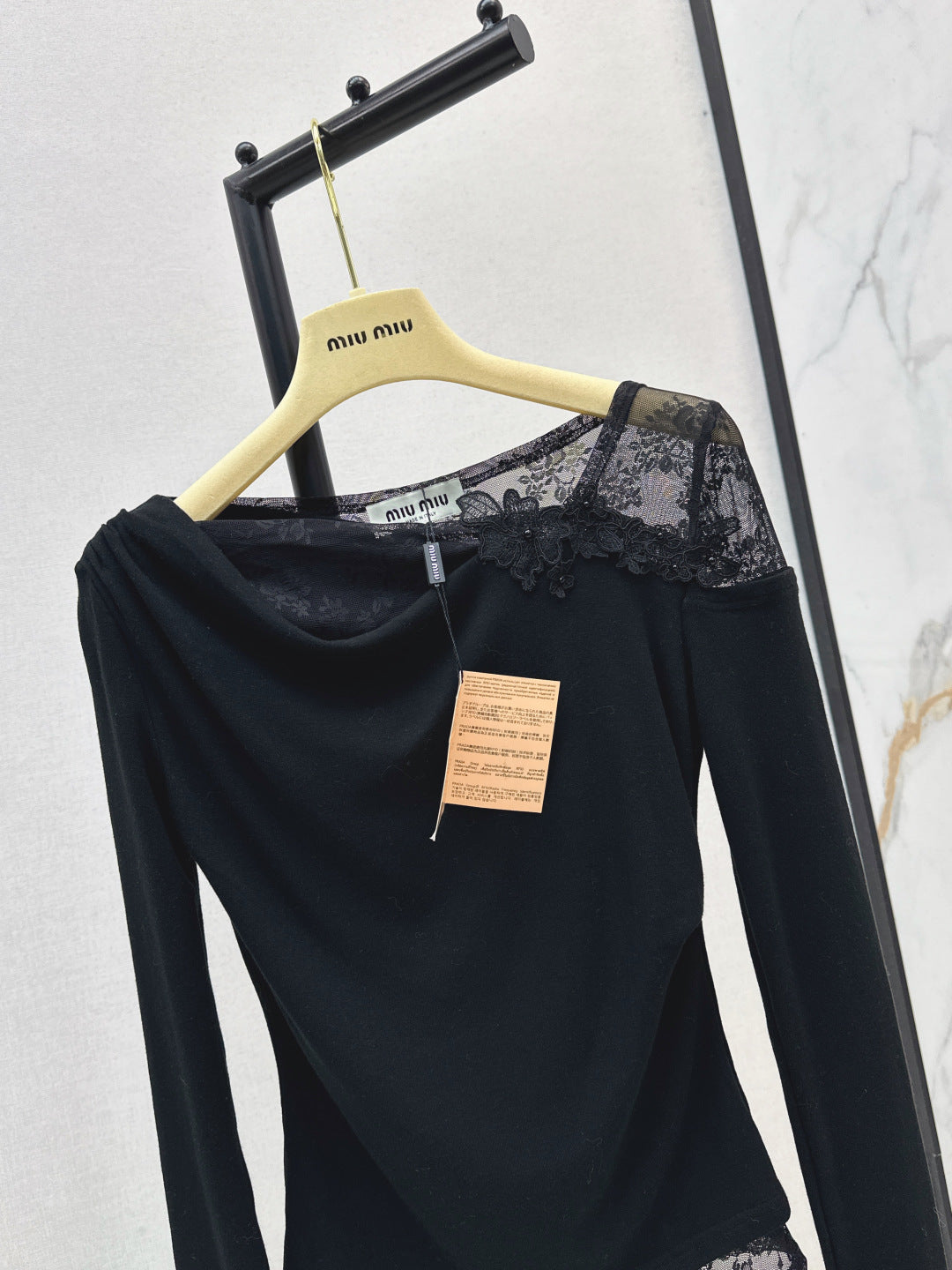 M*u 25fw lace cardigan